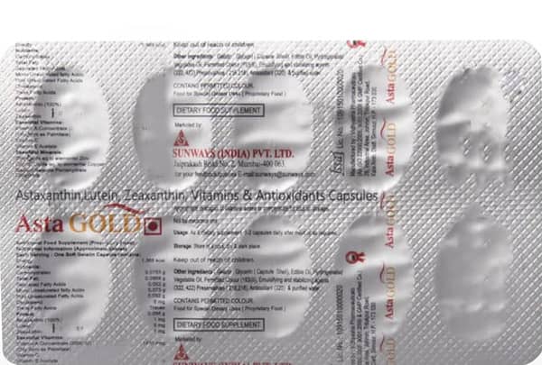 Astagold Strip Of 10 Capsules