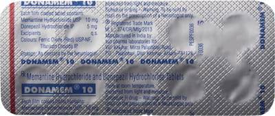 Donamem 10/5mg Strip Of 10 Tablets