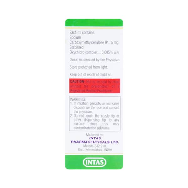 Eco Tears 0.5% Bottle Of 10ml Eye Drops