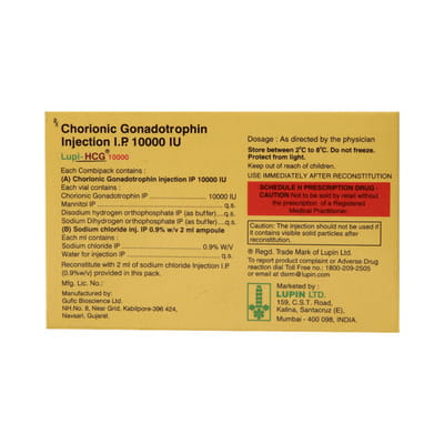 Lupi Hcg 10000 Iu Dry Vial Of 1 Powder For Injection
