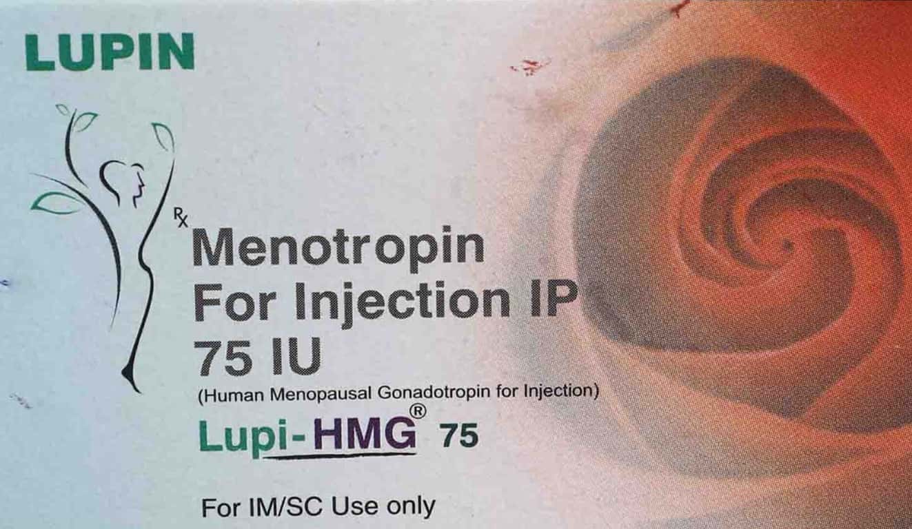 lupi hmg 75iu dry vial of 1 powder for injection