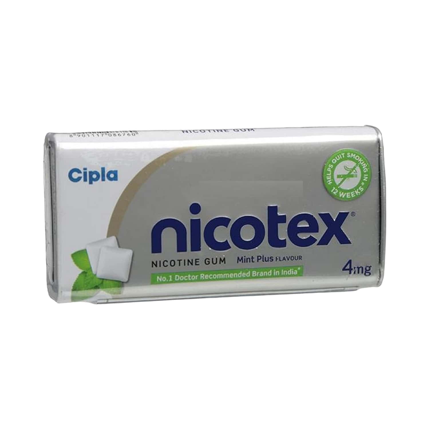 Nicotex 4 MG Chewing Gum (10): Uses, Side Effects, Price & Dosage