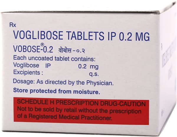 Vobose 0.2Mg Strip Of 10 Tablets
