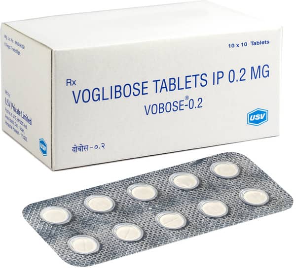 Vobose 0.2Mg Strip Of 10 Tablets