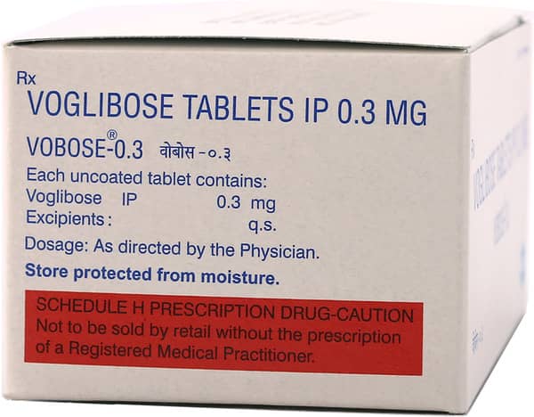 Vobose 0.3mg Strip Of 10 Tablets