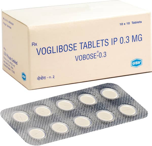 Vobose 0.3mg Strip Of 10 Tablets