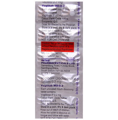 Voglitab 0.2mg Strip Of 10 Tablets
