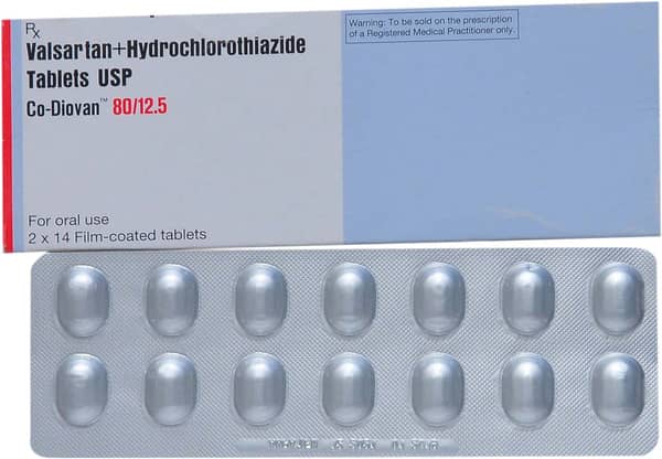 Co Diovan 80/12.5mg Strip Of 14 Tablets
