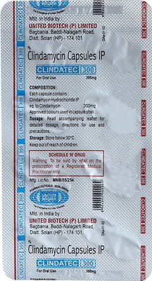 Clindatec 300mg Strip Of 8 Capsules