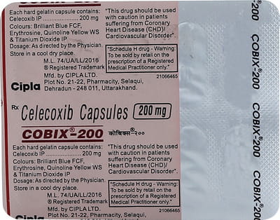 Cobix 200mg Strip Of 10 Capsules