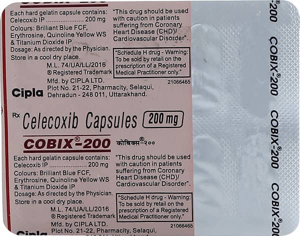 Cobix 200mg Strip Of 10 Capsules