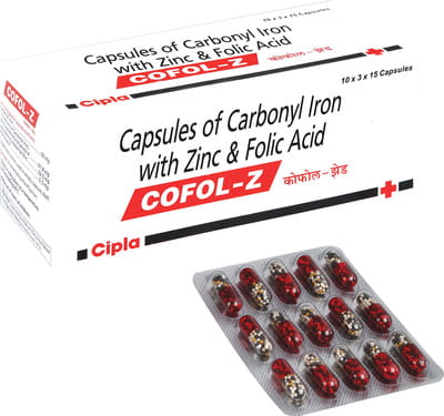 Cofol Z Strip Of 15 Capsules