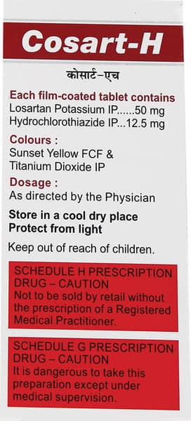 Cosart H Strip Of 10 Tablets