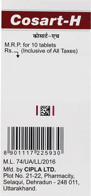 Cosart H Strip Of 10 Tablets