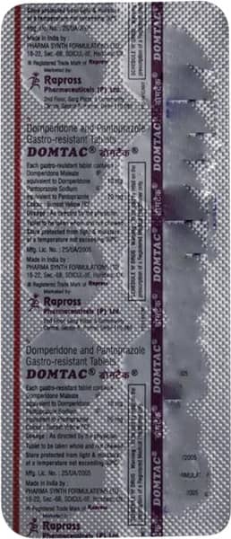 Domtac Strip Of 10 Tablets