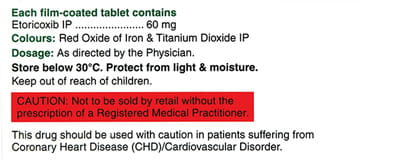 Etozox 60mg Strip Of 10 Tablets