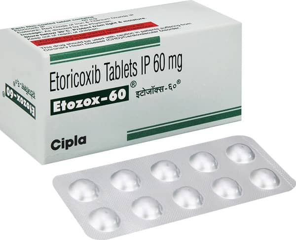 Etozox 60mg Strip Of 10 Tablets
