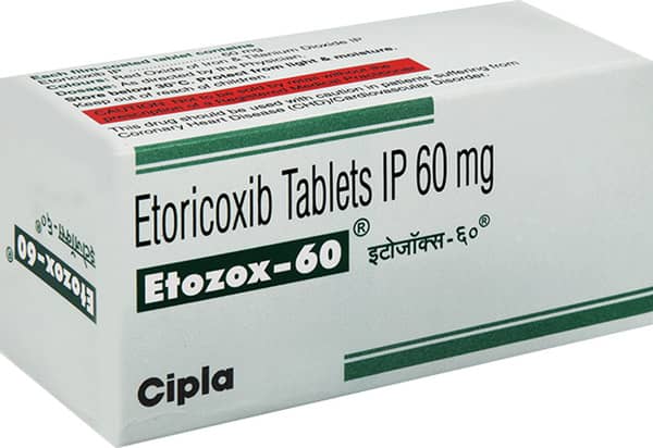 Etozox 60mg Strip Of 10 Tablets