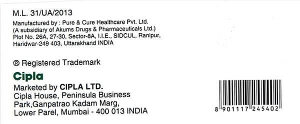 Etozox 60mg Strip Of 10 Tablets