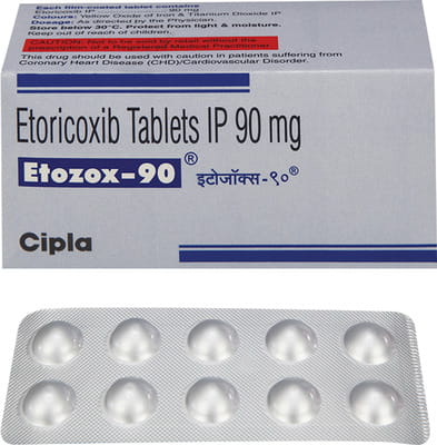 Etozox 90mg Strip Of 10 Tablets