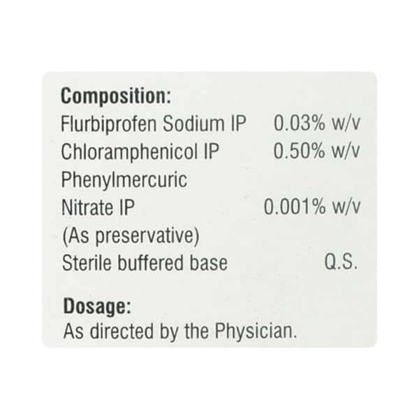 Flubichlor Bottle Of 5ml Eye Drops