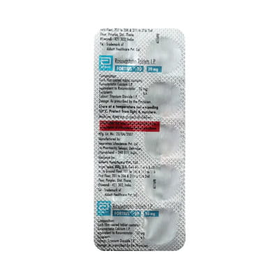 Fortius 20mg Strip Of 10 Tablets