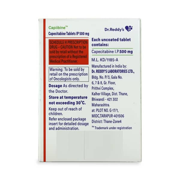 Capiibine 500Mg Strip Of 10 Tablets