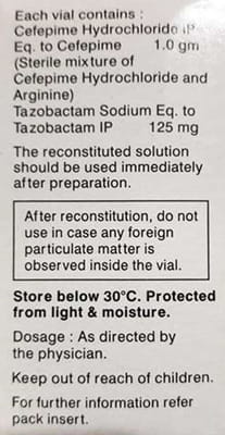 Magnova 1gm/125mg Dry Vial Of 1 Powder For Injection