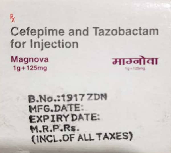 Magnova 1gm/125mg Dry Vial Of 1 Powder For Injection