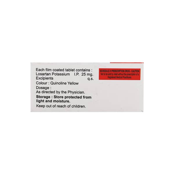 Lo 25mg Strip Of 10 Tablets