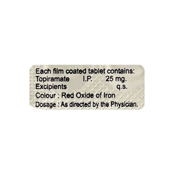 Topival 25Mg Strip Of 10 Tablets