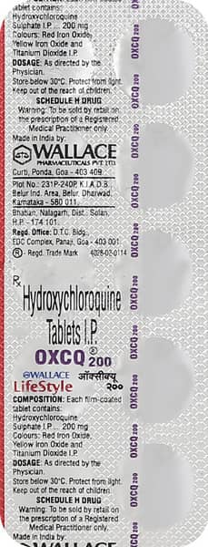 Oxcq 200mg Strip Of 10 Tablets