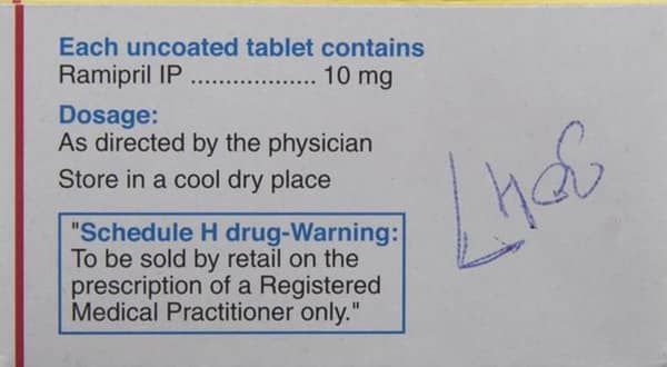 Ramipres 10mg Strip Of 10 Tablets