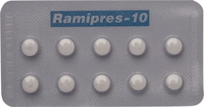 Ramipres 10mg Strip Of 10 Tablets