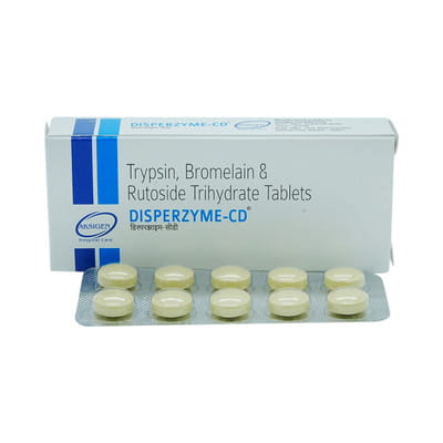 Disperzyme Cd Strip Of 10 Tablets