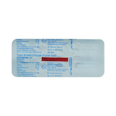Disperzyme Cd Strip Of 10 Tablets