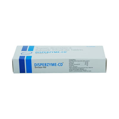 Disperzyme Cd Strip Of 10 Tablets