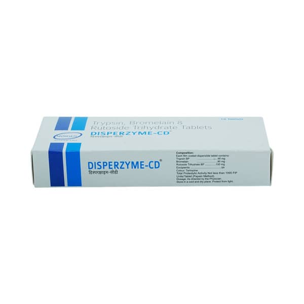 Disperzyme Cd Strip Of 10 Tablets