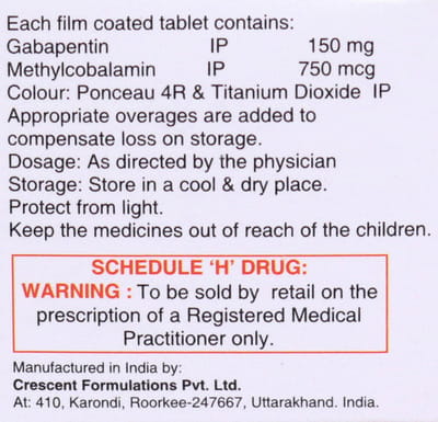 Gabarich 150mg Strip Of 10 Tablets