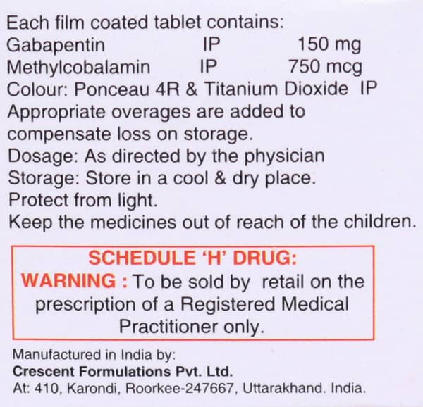 Gabarich 150mg Strip Of 10 Tablets