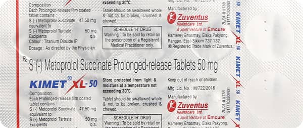 Kimet Xl 50mg Strip Of 10 Tablets