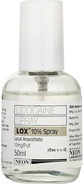 Lox 10% Bottle Of 50ml Spray