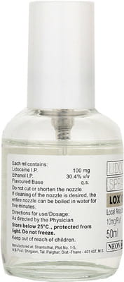 Lox 10% Bottle Of 50ml Spray