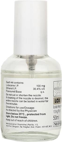Lox 10% Bottle Of 50ml Spray