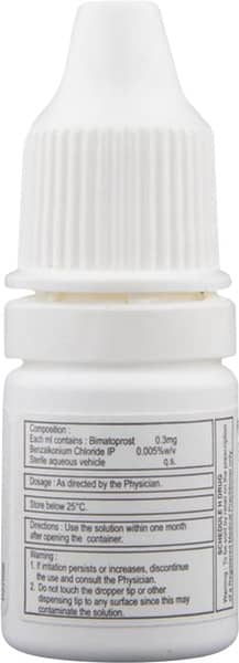 Bimat Bottle Of 3ml Eye Drops