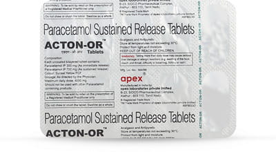 Acton Or 1gm Strip Of 10 Tablets