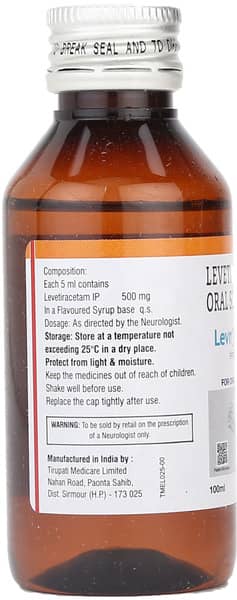Levroxa 100mg Syrup 100ml