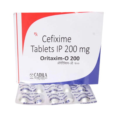 Oritaxim O 200mg Strip Of 10 Tablets