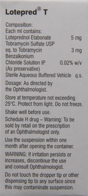 Lotepred T Bottle Of 5ml Eye Drop