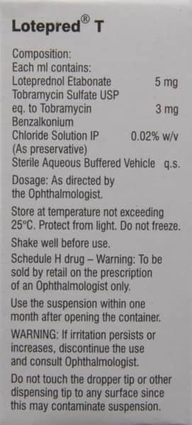 Lotepred T Bottle Of 5Ml Eye Drop